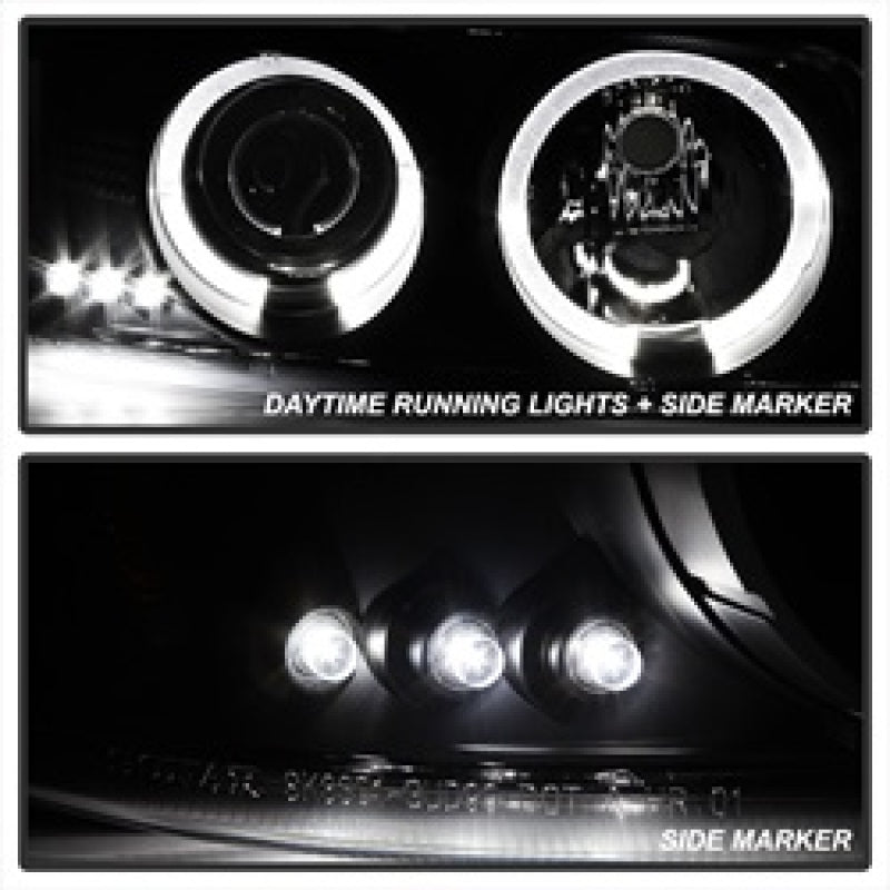 SPYDER 5078292 Spyder GMC Sierra 1500/2500 99-06 Projector Headlights LED Halo LED Blk Smke PRO-YD-CDE00-HL-BSM