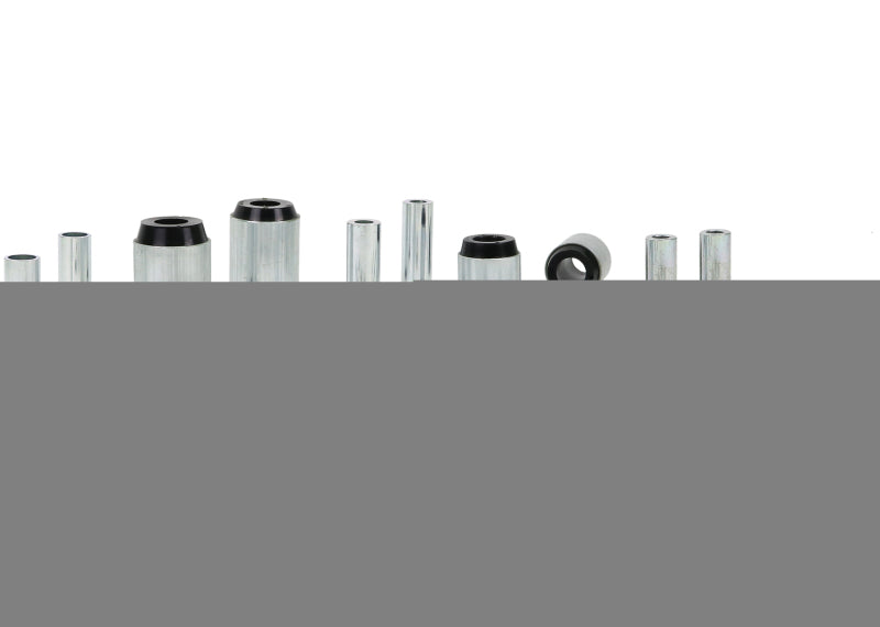 Whiteline W53312 Plus 02-09 Lexus GX470 / 06+ Toyota FJ Cruiser Fr C/A - Lwr Inner Front & Rear Bushing Kit