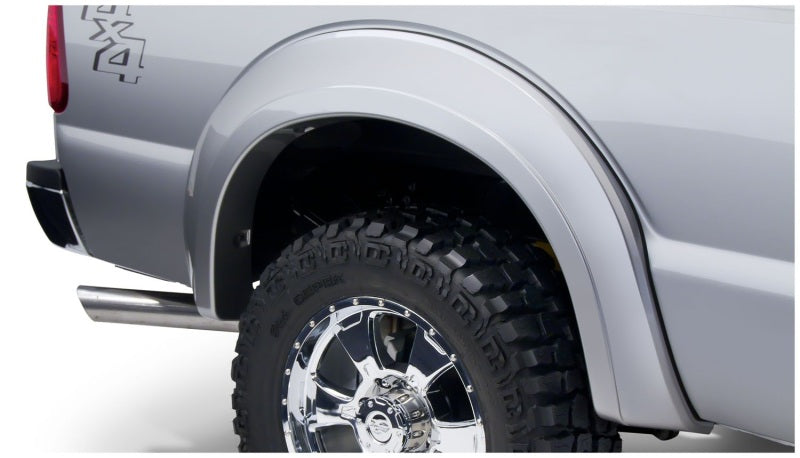 Bushwacker 20086-02 11-16 Ford F-250 Super Duty Styleside Extend-A-Fender Style Flares 2pc - Black