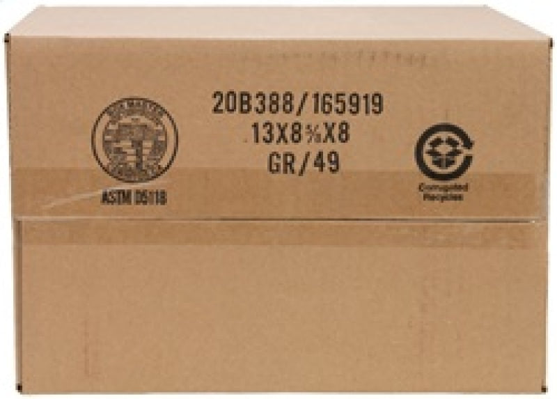 K&N Engineering RP-5182 K&N Filter Univ Air Filter Carb Fib T/B 3-1/2in FLG OD / 12x6in B / 9-15/16x3-15/16in T / 6in H