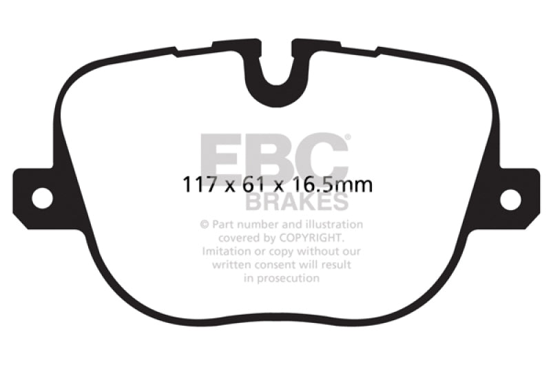EBC DP62068 10-12 Land Rover Range Rover 5.0 Supercharged Greenstuff Rear Brake Pads