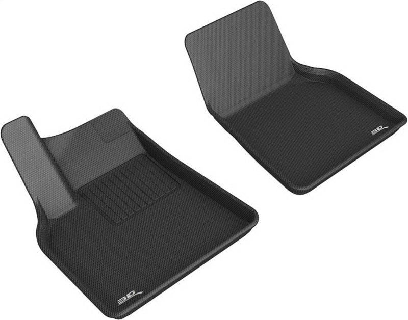 3D MAXpider L1TL02711509 2021 Tesla Model Y Kagu 1st Row Floormat - Black