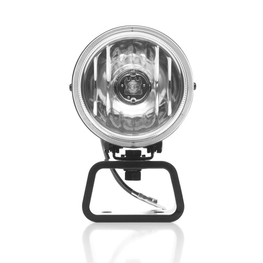 KC HiLiTES 490 Rally 400 4in. Round Halogen Light 55w Spread Beam (Pair Pack System) - Black