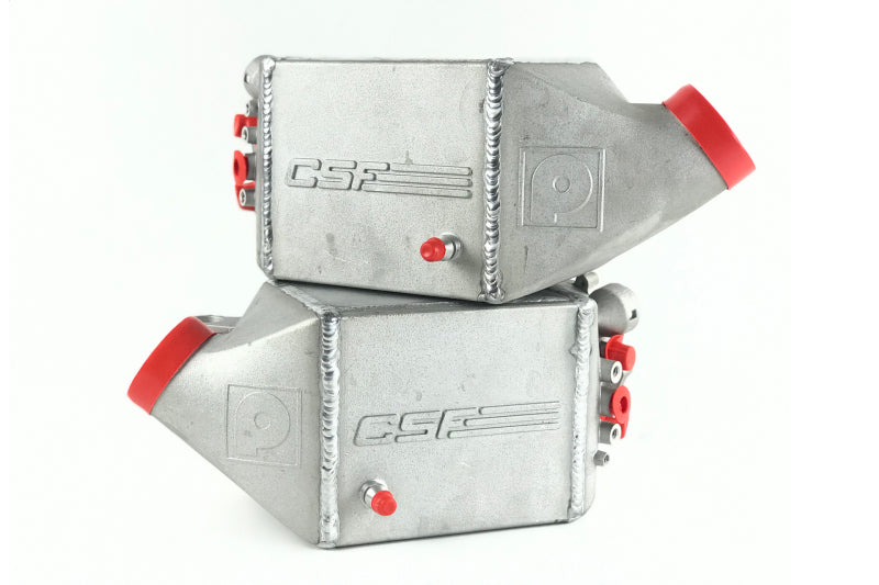 CSF 8109R 12-16 BMW M5 (F10) / 12-18 BMW M6 (F06/F12/F13) Twin Charge-Air-Cooler Set - Raw Finish