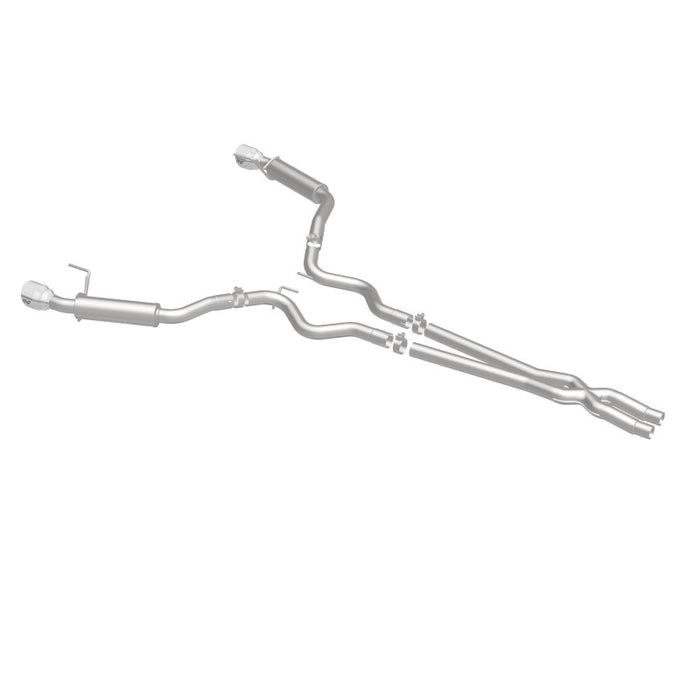 Magnaflow 19099 MagnaFlow Cat Back, SS, 2.5in, Competition, Dual Split Polished 4.5in Tips 2015 Ford Mustang V6 3.7L