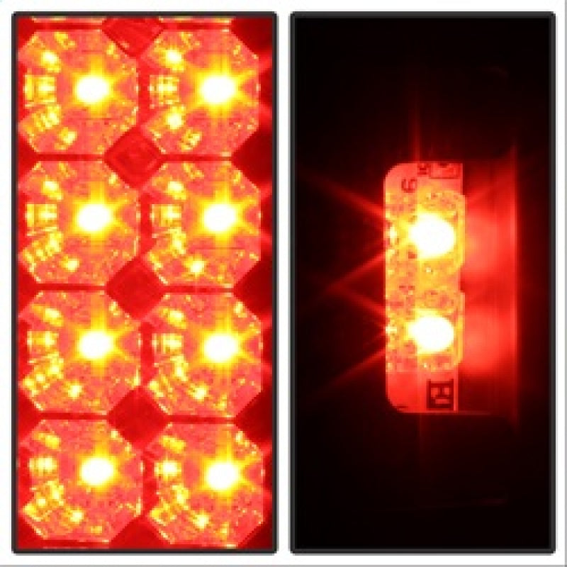 SPYDER 5078179 Spyder Ford F150 side 97-03/F250 Super Duty 99-07 LED Tail Lights Blk Smke ALT-YD-FF15097-LED-BSM