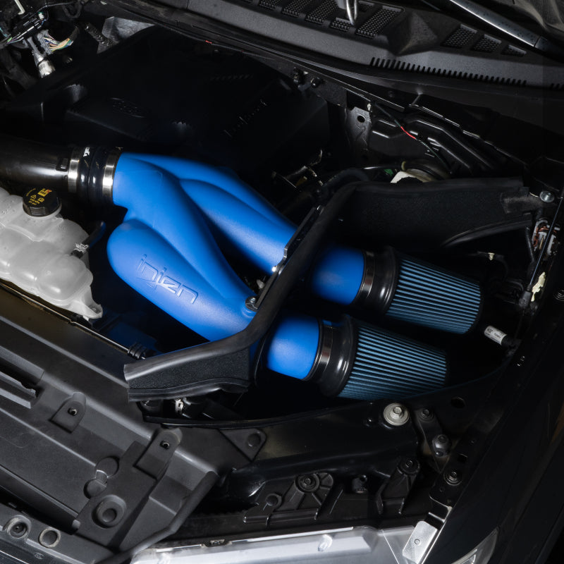 Injen PF9032RRB 15-25 Ford F-150 V6-3.5L Twin Turbo PF Cold Air Intake System - Race Blue