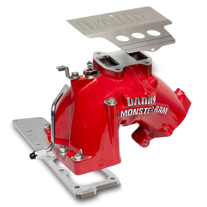 Banks Power 42806-R 07.5-12 RAM Cab Chassis 6.7L Diesel Monster-RAM Intake System w/Fuel Line - Red