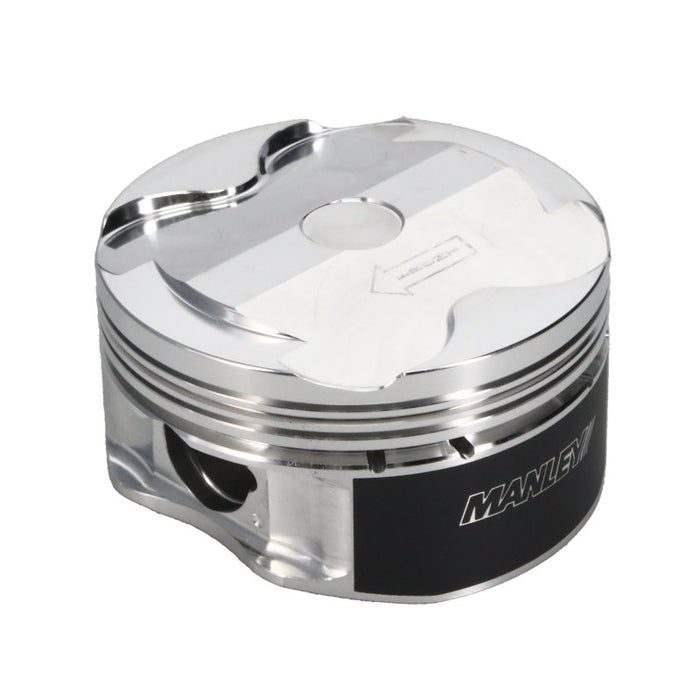 Manley Performance 595938CE-8 Manley 2018+ Ford Coyote 5.0L 6.75cc Dish 3.700in Bore 12:1 CR 22mm Pin Platinum Ext Duty Pistons