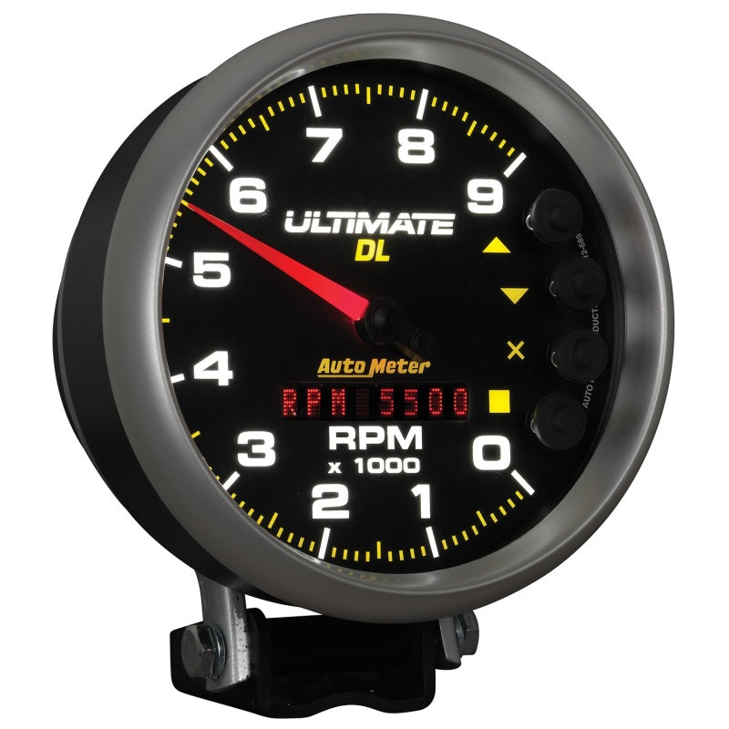 Autometer ATM6896 5in Ultimate DL Tach 9000 RPM Black