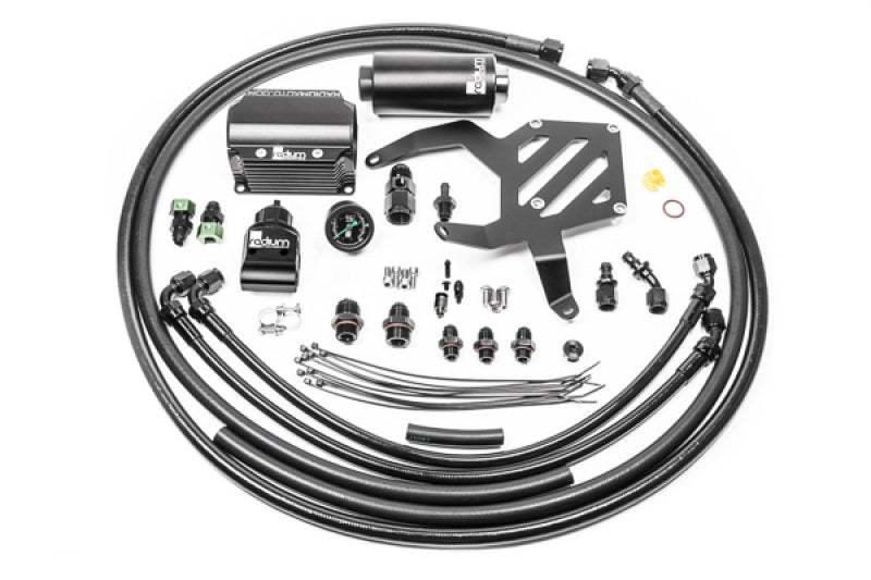 Radium Engineering 20-0966-05 FR-S/BRZ/GT86/GR86 Fuel Hanger Plumbing Kit w/ Microglass Filter