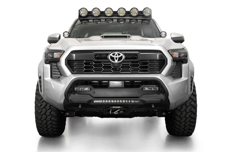 Addictive Desert Designs F6703512601NA ADD 2024+ Toyota Tacoma Stealth Center Mount Winch Front Bumper w/ Top Hoop