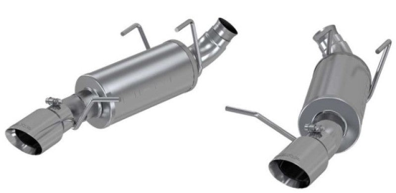 MBRP s7227AL 11-14 Ford Mustang V6 3in. Dual Muffler Axle Back Split Rear Exhaust System AL
