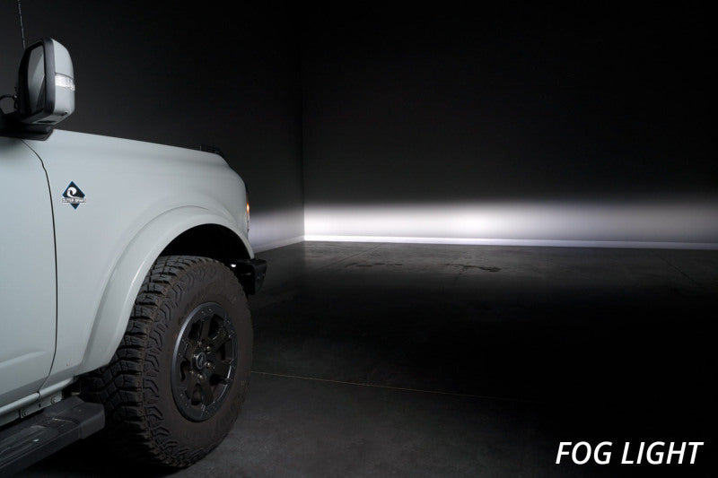 Diode Dynamics DD7179 21-Up Ford Bronco Stage Series Fog Pocket Kit - Yellow Sport