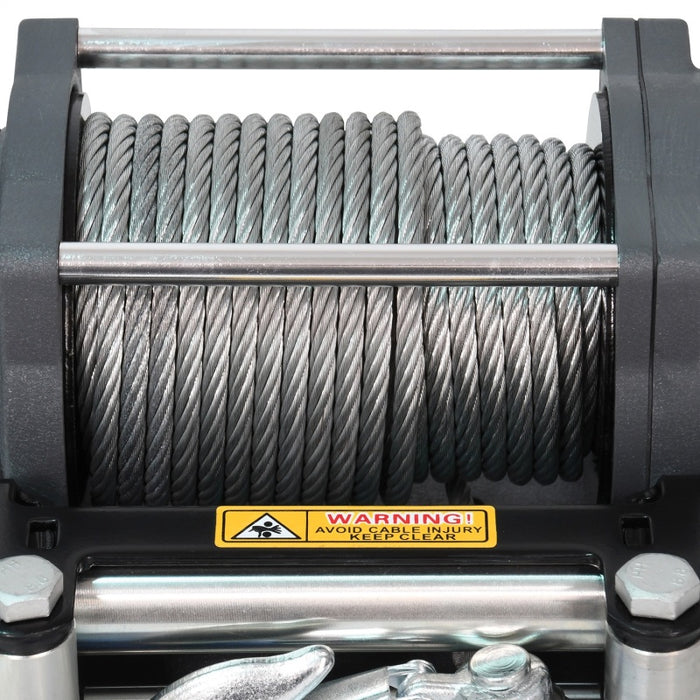 Superwinch 1145260 4500 LBS 12V DC 15/64in x 50ft Steel Rope Terra 4500 Winch - Gray Wrinkle