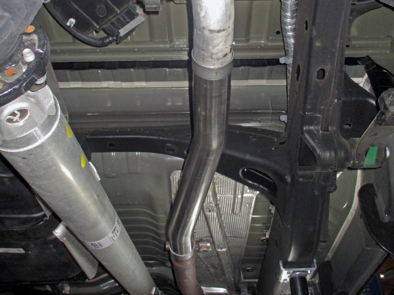 aFe 49C44121NM Apollo GT Series 409 Stainless Steel Muffler Delete Pipe GM Silverado/Sierra 1500 19-20 V8-5.3L