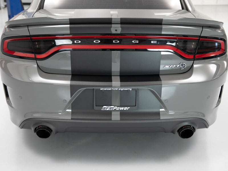 aFe 49C32068-C MACH Force-XP 4-1/2in Carbon Fiber OE Replacement Exhaust Tips - 15-19 Dodge Charger/Hellcat
