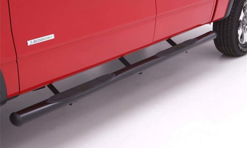LUND 23678176 Lund 05-23 Nissan Frontier Crew Cab 4in. Oval Straight Steel Nerf Bars - Black