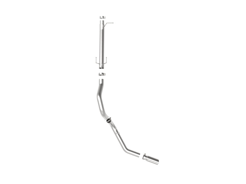 aFe 49-43116NM-P Apollo GT Series 3-1/2in 409 SS Axle-Back Exhaust 17-20 Ford F-250/F-350 Polished Tip No Muffler