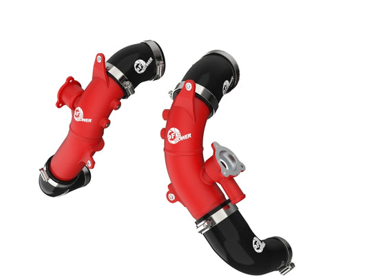 aFe 46-20558-R 2022 Toyota Land Cruiser (J300) V6-3.5L (tt) BladeRunner 2.5in Aluminum Hot Charge Pipe - Red