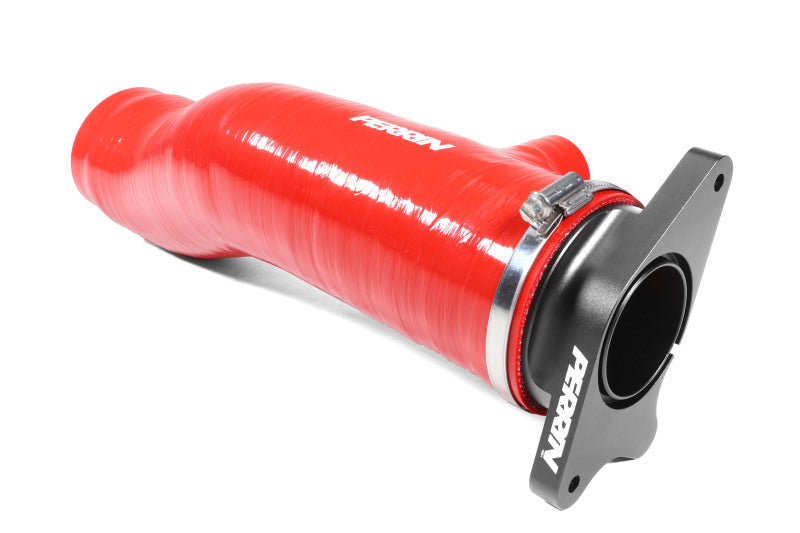 Perrin Performance PSP-INT-425RD PERRIN 22-24 Subaru WRX / 20-25 LGT & OBXT Turbo Inlet Hose w/Turbo Adapter Flange (Long) - Red