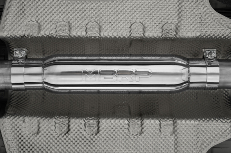 MBRP S49023CF 23-24 Honda Civic Type R 2.0L T304 SS 3in Cat-Back Exhaust Triple Center Outlet w/ Carbon Tips