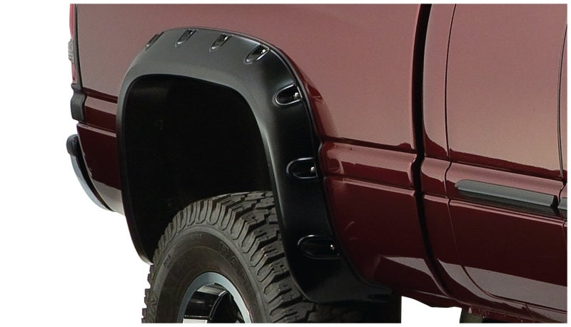 Bushwacker 50907-02 02-08 Dodge RAM 1500 Fleetside Pocket Style Flares 4pc 75.9/76.3/97.9in Bed - Black
