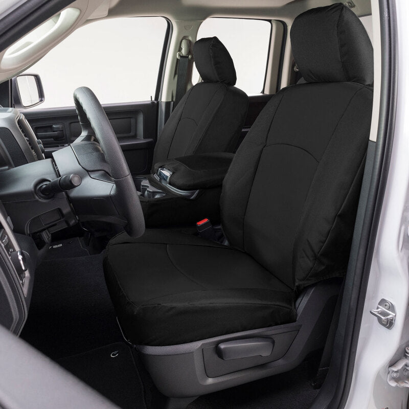 Covercraft GTC4139ENBK 19-24 Chevrolet Silverado Endura PrecisionFit Custom Second Row Seat Covers - Black/Black