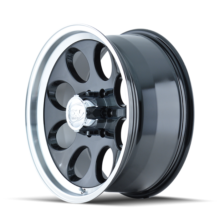 ION Wheels 171-8983B ION Type 171 18x9 / 6x139.7 BP / 0mm Offset / 106mm Hub Black/Machined Wheel