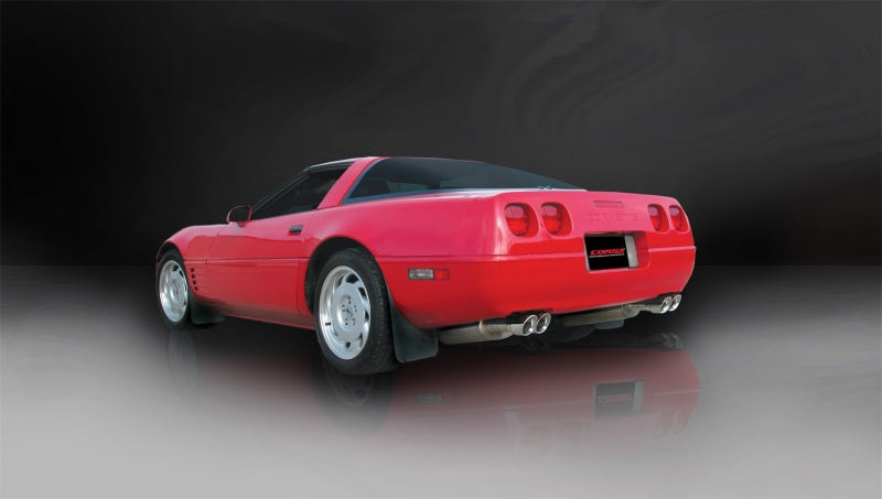 CORSA Performance 14116 Corsa 1992-1995 Chevrolet Corvette C4 5.7L V8 LT1 Sport Cat-Back Exhaust w/ Twin 3.5in Polished Tips