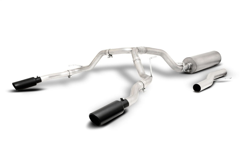 Gibson 65717B 21-23 GMC Yukon/Chevrolet Tahoe 5.3L 2/4wd Black Elite Cat-Back Exhuast -Stainless