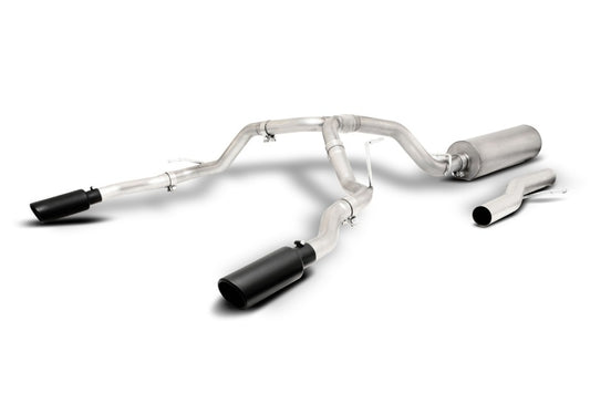 Gibson 65717B 21-23 GMC Yukon/Chevrolet Tahoe 5.3L 2/4wd Black Elite Cat-Back Exhuast -Stainless