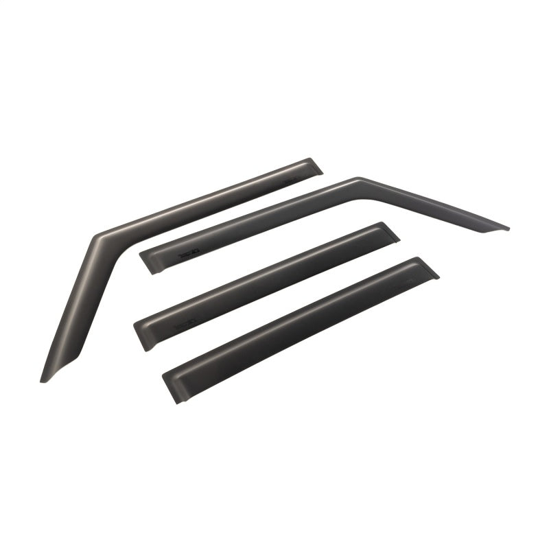 Rugged Ridge 11349.17 Window Visors Matte Black 18-20 Jeep Wrangler JLU/JT