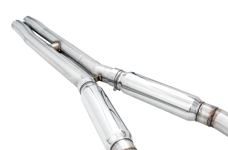 AWE Tuning 3015-32112 2015+ Dodge Charger 6.4L/6.2L Supercharged Track Edition Exhaust - Chrome Silver Tips