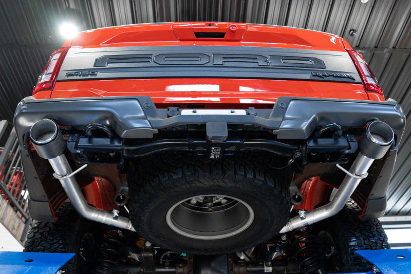 MBRP S52663CF 2021+ Ford F-150 Raptor Axle-Back Dual Rear Exit T304 Performance Exhuast Sys