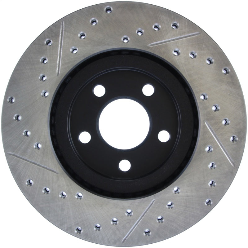 Stoptech 127.63053L StopTech 03-09 Chrysler PT Cruiser Tur / 03-05 Dodge Neon SRT-4 Front Left Slotted & Drilled Rotor