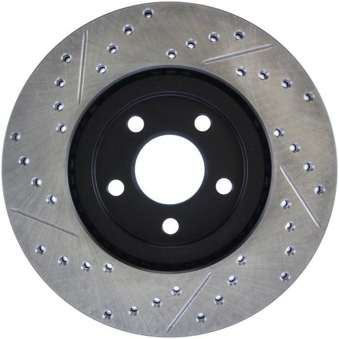 Stoptech 127.63053L StopTech 03-09 Chrysler PT Cruiser Tur / 03-05 Dodge Neon SRT-4 Front Left Slotted & Drilled Rotor