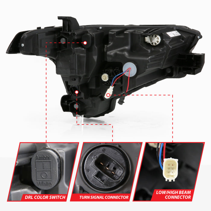 ANZO 111599X-L ANZ LED/Projector Headlights