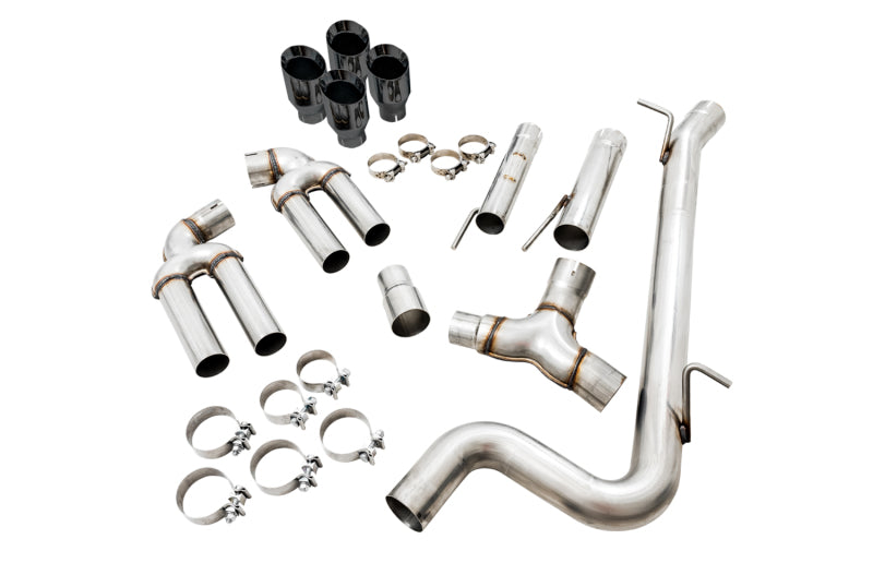 AWE Tuning 3015-43150 Audi 8V S3 Track Edition Exhaust w/Diamond Black Tips 102mm