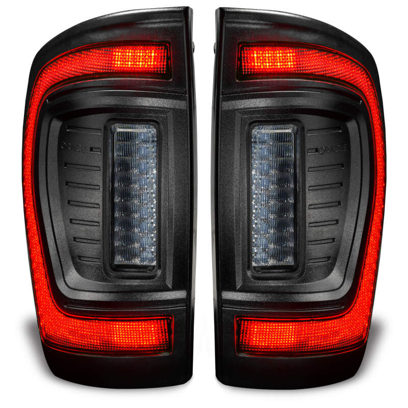 ORACLE Lighting 5911-504-T Oracle Lighting 16-23 Gen 3 Toyota Tacoma Black Series Flush Style LED Tail Lights