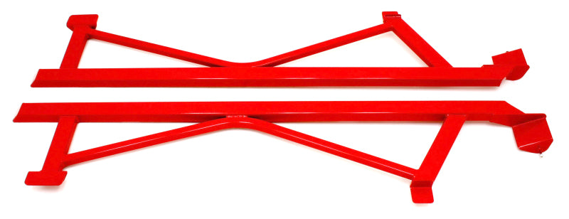 BMR Suspension SFC011R BMR 05-14 S197 Mustang Weld-On Boxed Subframe Connectors - Red