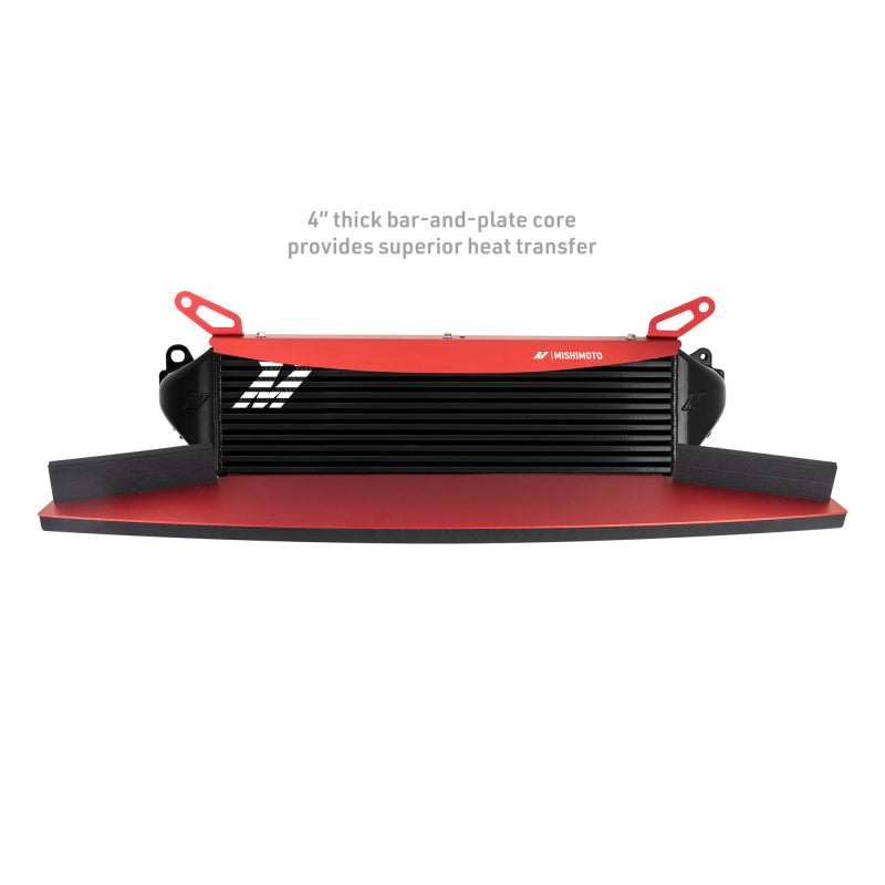 Mishimoto MMINT-GRC-23KBKRD 2023+ Toyota GR Corolla Intercooler & Pipe Kit - Black Cooler - Red Pipes