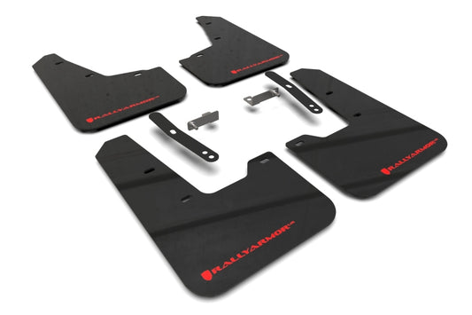 Rally Armor MF21-UR-BLK-RD 23-25 Kia Niro SG2 Black UR Mud Flap Red Logo