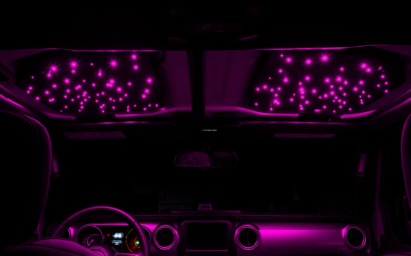 ORACLE Lighting 5872-333 Oracle StarLINER Fiber Optic Hardtop Headliner for Wrangler JL/Gladiator JT ColorSHIFT