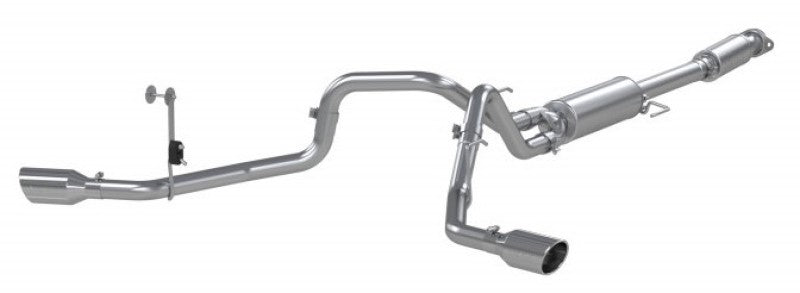 MBRP S5213AL 2021+ Ford F150 2.7L/3.5L/5.0L 3in Aluminized Steel Cat-Back 2.5in Dual Split Side Exhaust