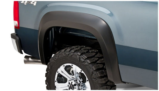 Bushwacker 40108-02 07-13 GMC Sierra 1500 Fleetside Extend-A-Fender Style Flares 2pc 78.7/97.6in Bed - Black