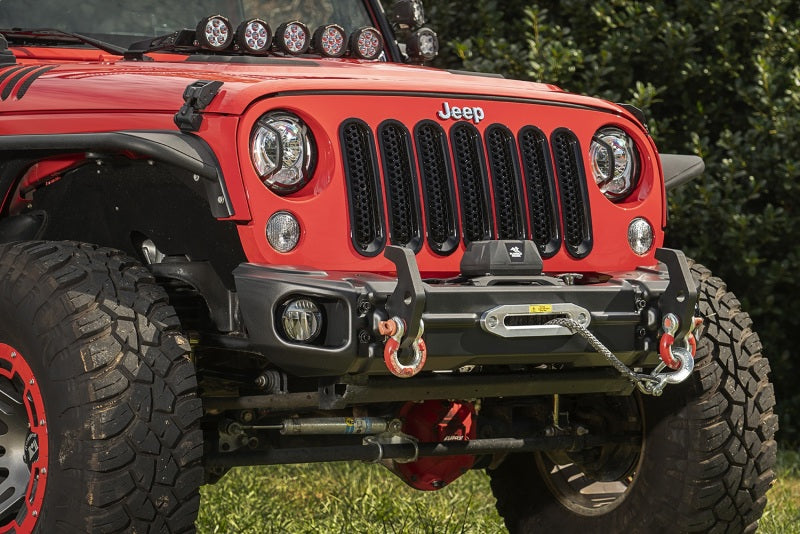 Rugged Ridge 11549.11 07-18 Jeep Wrangler JK Arcus Front Bumper Set w/Tray & Hooks