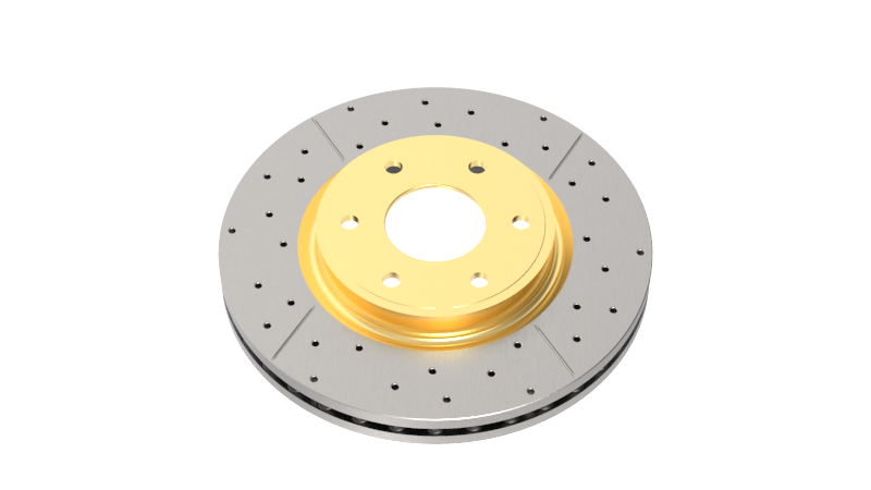 DBA DBA2659X-10 12+ Subaru/Scion BRZ/FR-S (AU Spec) 10 Lug Slot Rear Drilled & Slotted Street Series Rotors