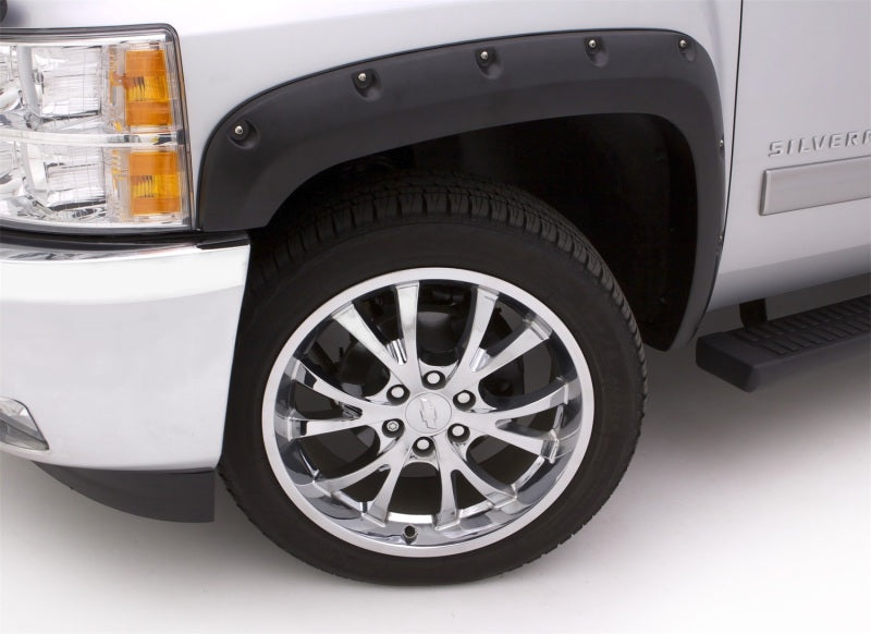 LUND RX106S Lund 07-13 Chevy Silverado 1500 RX-Rivet Style Smooth Elite Series Fender Flares - Black (4 Pc.)