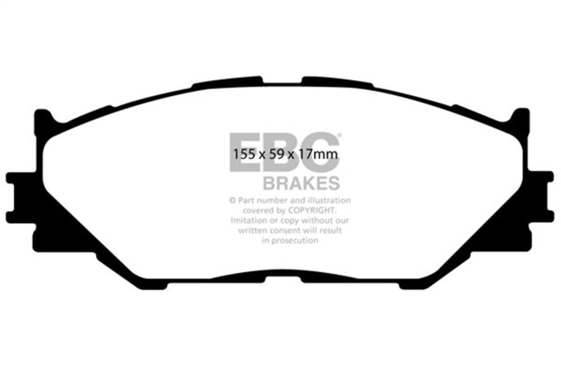 EBC DP31772C 06-08 Lexus IS250 2.5 Redstuff Front Brake Pads